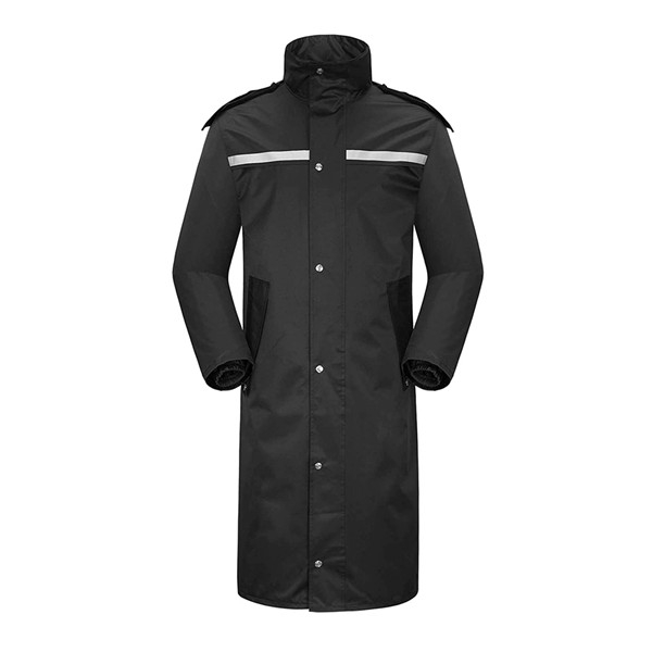 Long Men's Reflective Rainwear <a href='/raincoat/'>Raincoat</a> - Factory Direct Prices