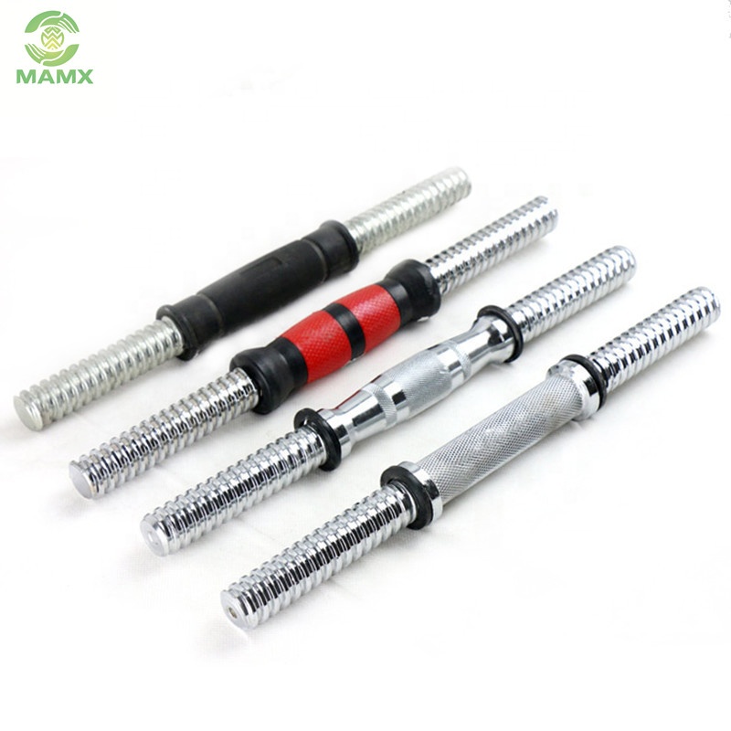 Cheap Price For Gym Threaded Chromed <a href='/dumbbell/'>Dumbbell</a> Bar With 2 Star Collars