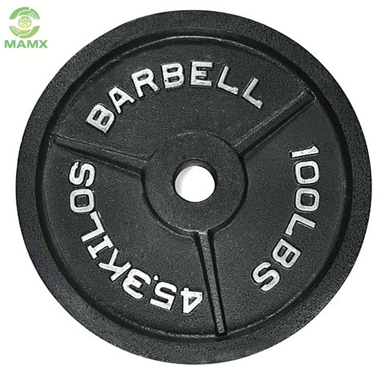 Customize gym cast iron black 5kg and <a href='/20kg-barbell/'>20kg <a href='/barbell/'>Barbell</a></a> weight plates