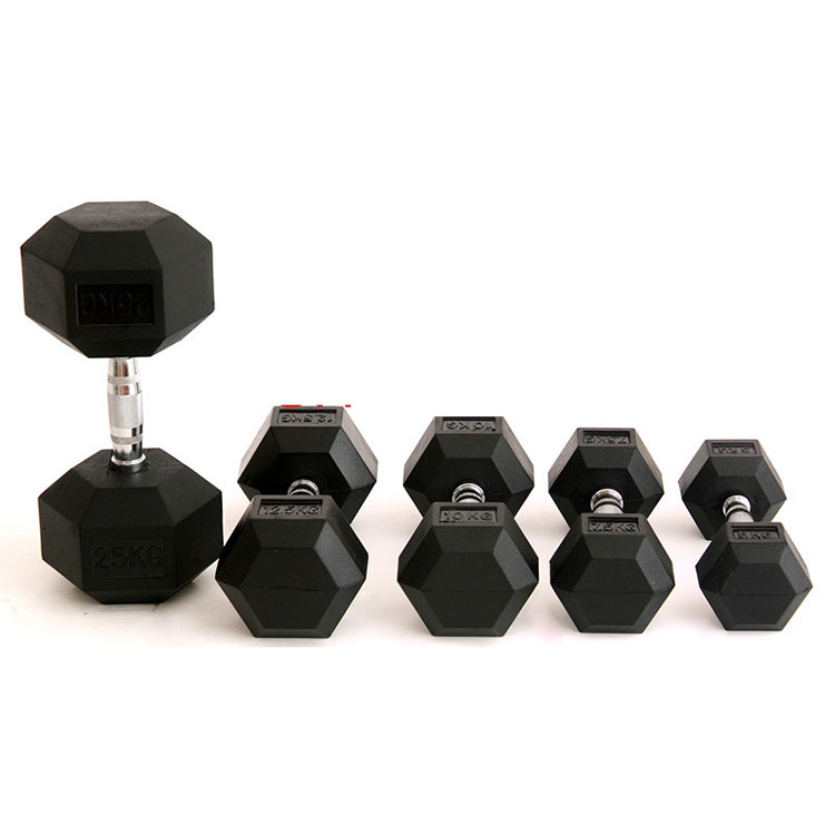 Factory Direct: Shop Commercial Grade Rubber Coated Hex Dumbbells