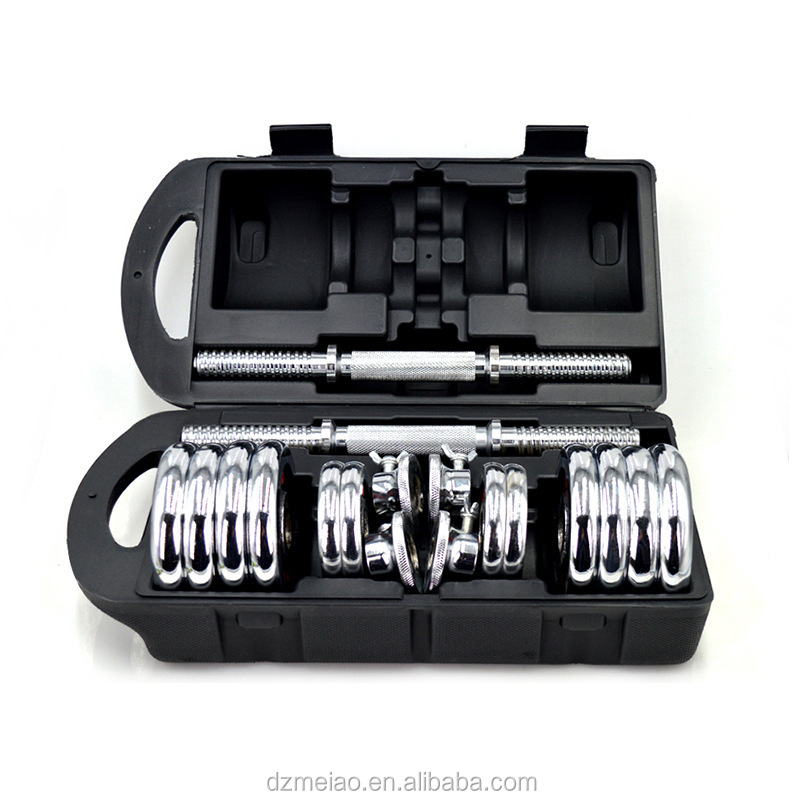 Cheaper price Chrome <a href='/adjustable-dumbbell/'>adjustable dumbbell</a> barbell weight set