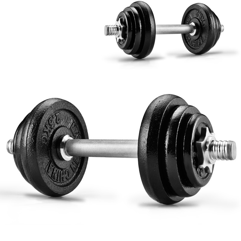 Hot Sale Weight Lifting 20kg Cast Iron Painted <a href='/adjustable-dumbbell-set/'>Adjustable Dumbbell Set</a> With Low Price