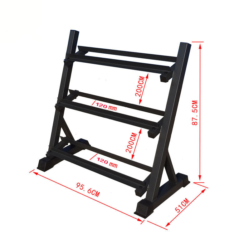 Used <a href='/dumbbell/'>Dumbbell</a> Rack /Commercial Gym Equipment/3 layer Dumbbell Rack