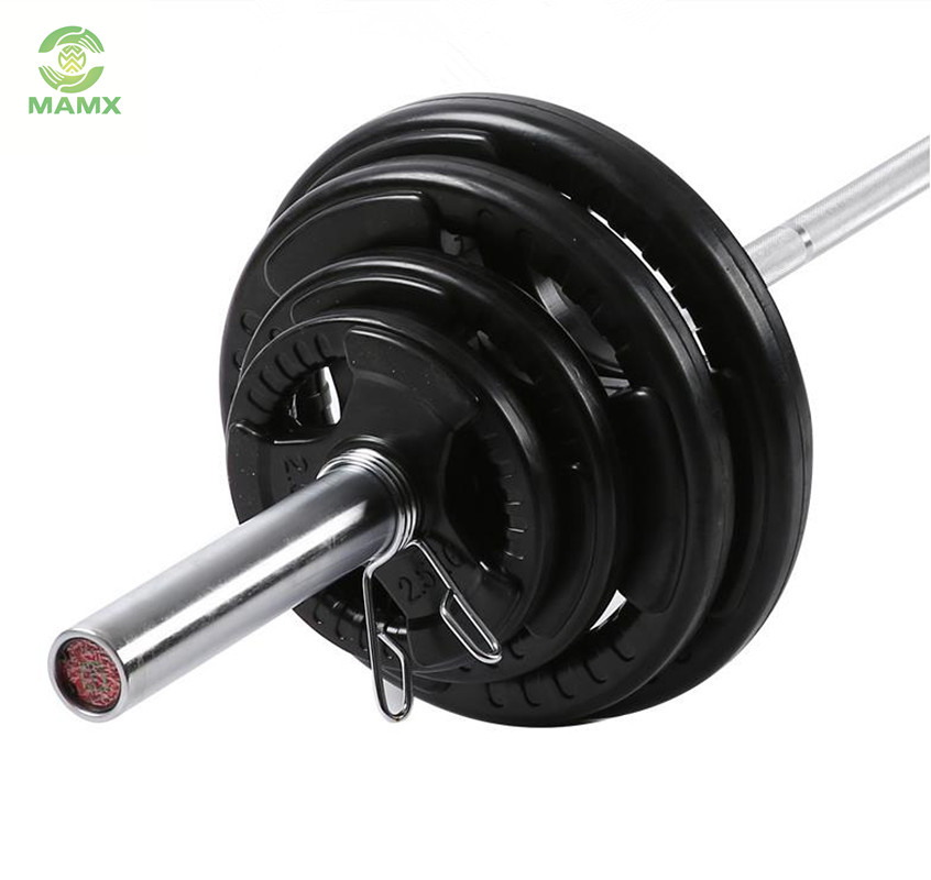 Factory Direct Gym Equipment: Heavy-Duty Cast Iron Rubber Coated Weight Plates