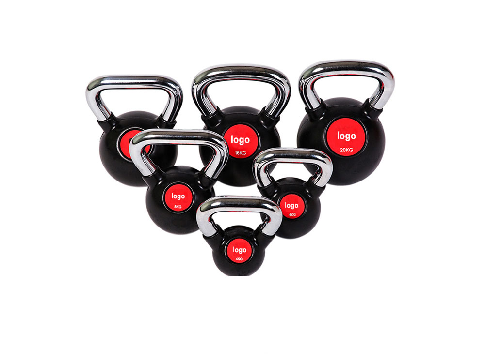 rubber coated kettlebell