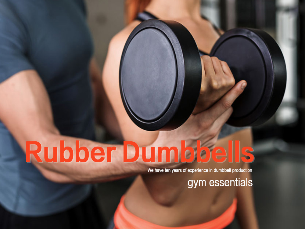 rubber dumbbell