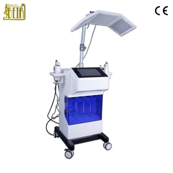 Hydra Facial 8in1 Dermabrasion High Frequency, HydraFacial, Diamond Peeling, Ultrasonic, Oxygen Sprayer, Lymphatic, BIO, PDT Light SPA Beauty Machine