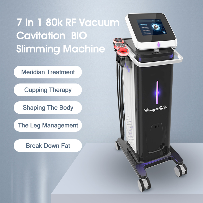 Factory Direct: Get 7 in 1 80K RF Vacuum Cavitation BIO Slimming Machine for Effective Body Contouring