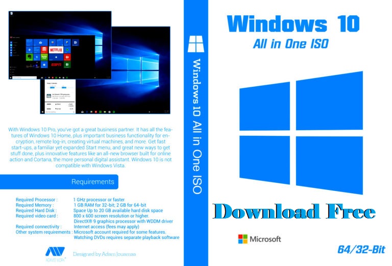 Windows 10 All In One ISO - w13school