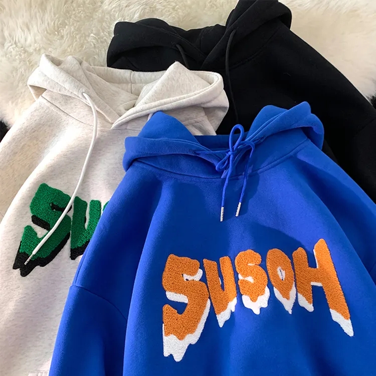 Quality Factory: Wholesale Chenille Patch Hoodies with 3D Logo