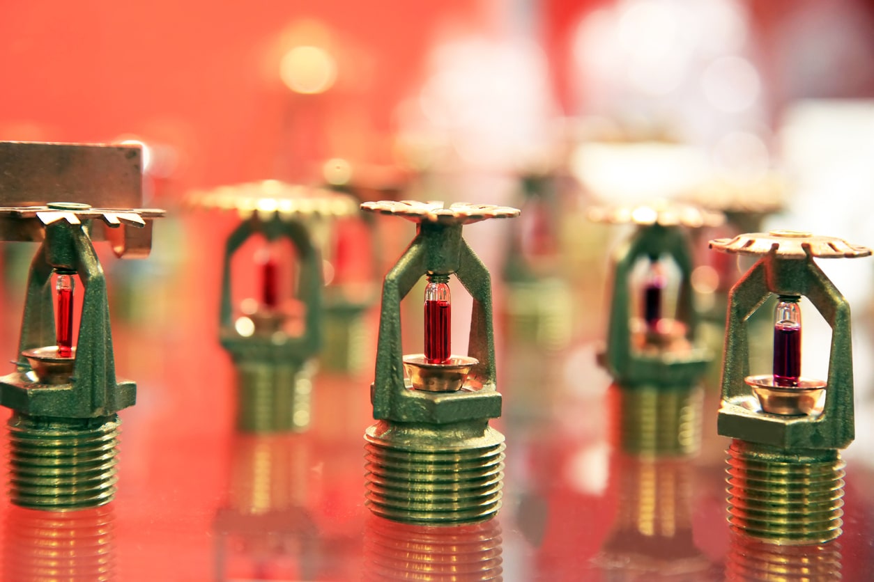 Fire Sprinkler Heads UK | Concealed Sprinkler Heads | Triangle Fire Systems