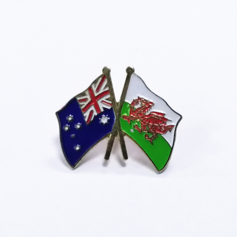  Australia Wales National Flag Soft <a href='/enamel-pin/'>Enamel Pin</a> Customized Gift Metal <a href='/lapel-pin/'>Lapel Pin</a> <a href='/badge/'>Badge</a> For Events