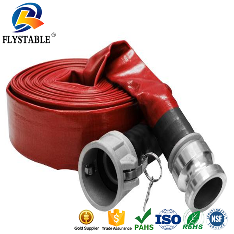 8 Bar 6 Lay Flat Hose , Lay <a href='/flat-discharge-hose/'>Flat Discharge Hose</a> For Agricultural Irrigation