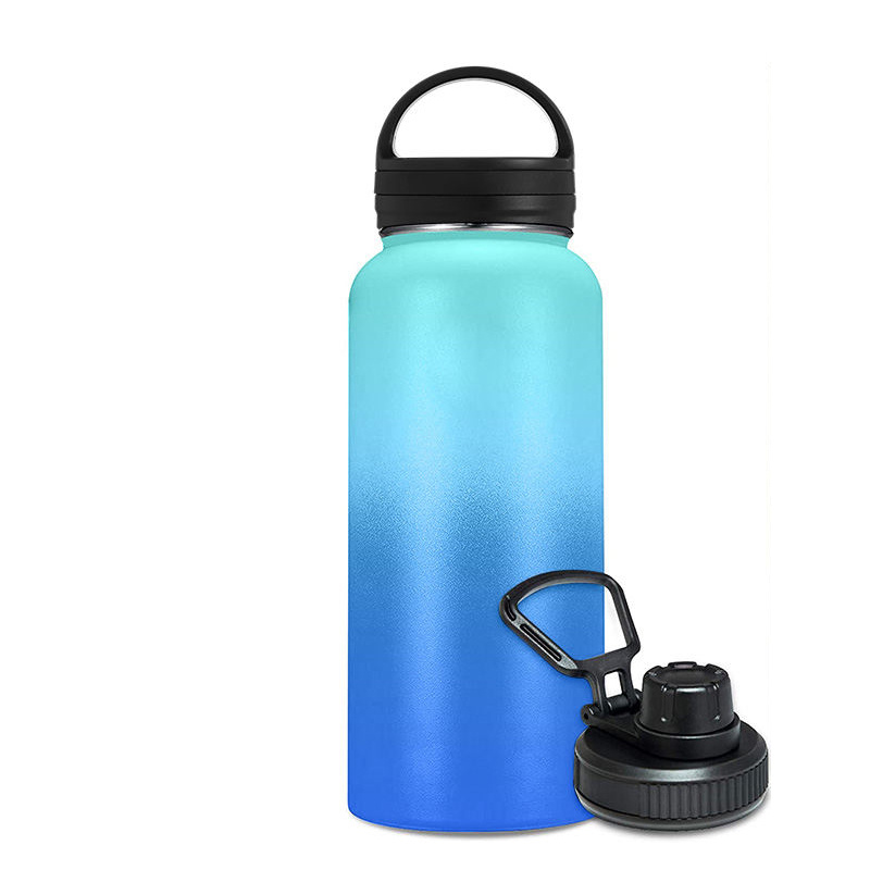 Premium Quality 30oz Stainless Steel Vacuum Bottle with Handles - Factory Direct Pricing!