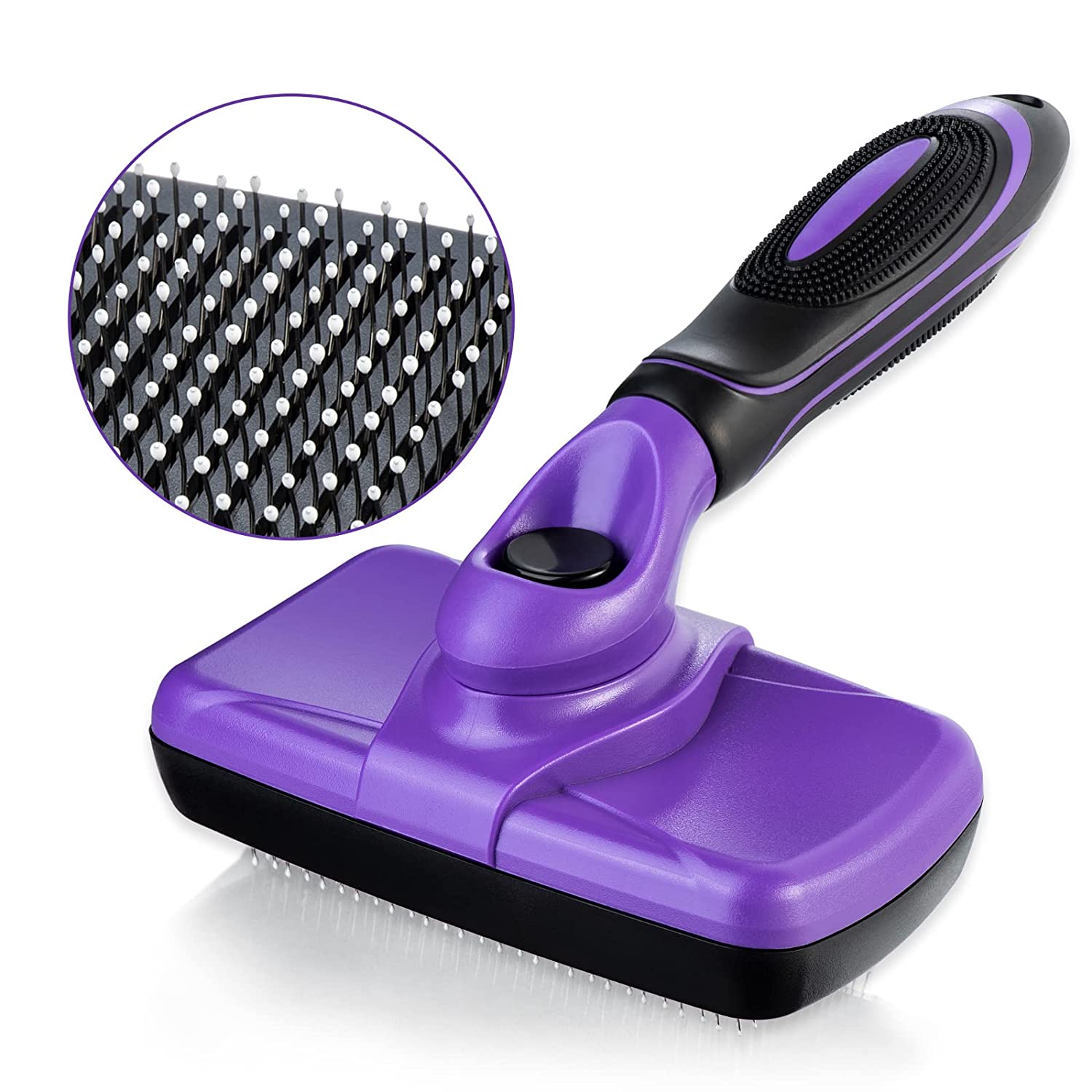 Factory-Direct Customized Self-Cleaning Slicker Pet Hair Remover Brush | Efficient & Reliable Solutions