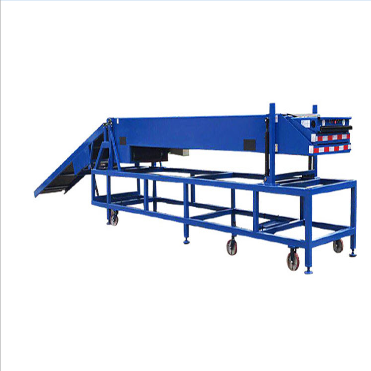 Telescopic belt conveyor for loading&unloading container