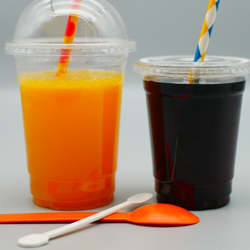 Factory Direct PLA Cups with Lids - Ideal for Milk Tea & Cold Drinks!