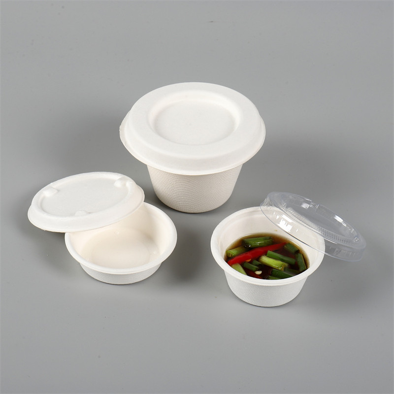 Factory Direct <a href='/biodegradable/'>Biodegradable</a> Portion Cup with Lid - Eco-Friendly Solution for Food Containers