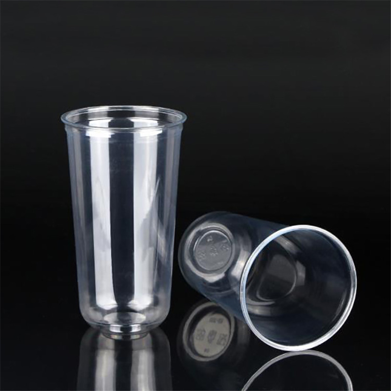 700ML <a href='/biodegradable/'>Biodegradable</a> Compostable PLA Clear Cold Drinking U shape Cup