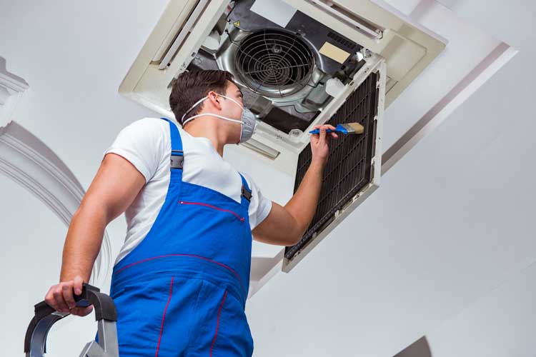 CLEANING THE VENTILATION DUCTS