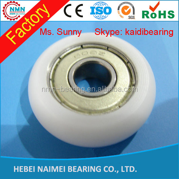 Nylon Bearing Roller Pulley bearing roller bearing 608 insert 8x30.2x8.5mm round type