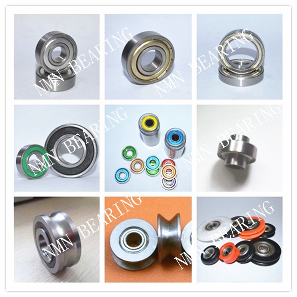 China Supplier bearings Non-Standard higher inner ring , track roller U / V groove guide pulley, double grooves bearing