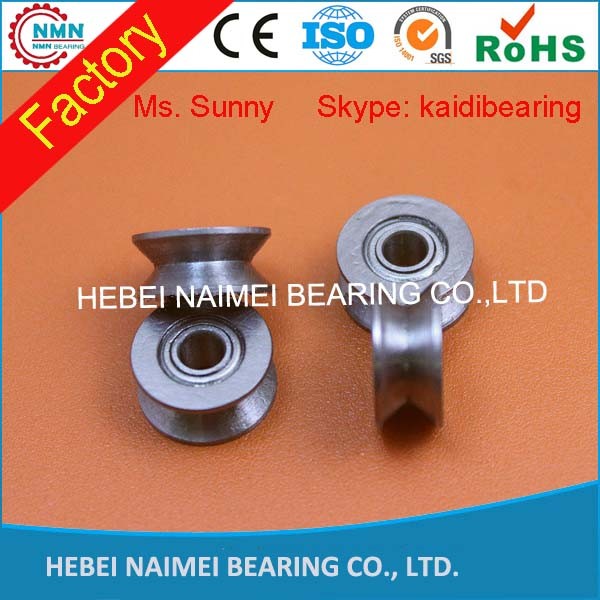 For The outer ring with V-groove pulley bearing traces wire straightening V groove wheel bearing V623 / V624 / V625