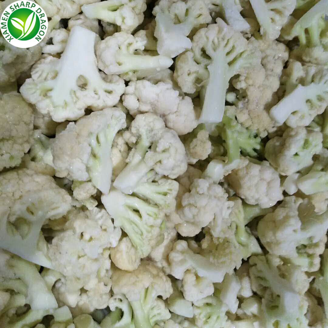 IQF Export wholesale price bulk frozen cauliflower