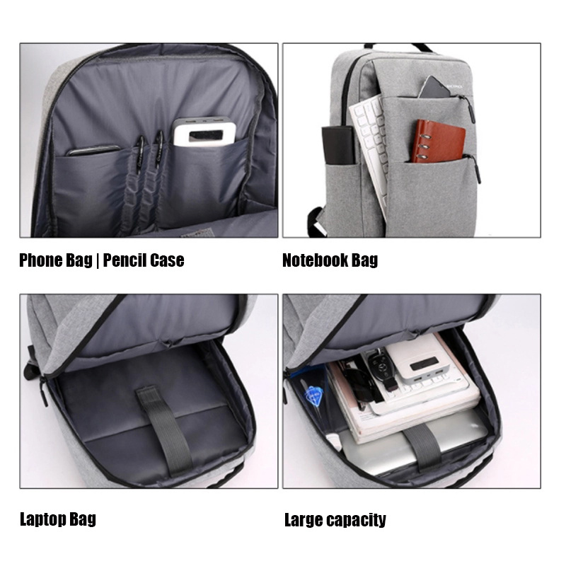 40L Enlarge Backpack USB External Charge Laptop Backpac (3)