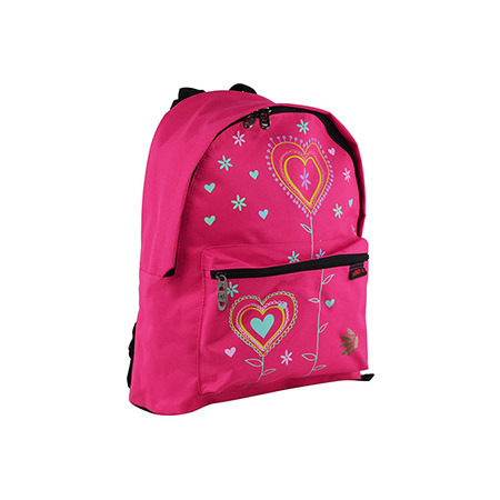 Junior School Bag Simple Backpack for Girl (2)