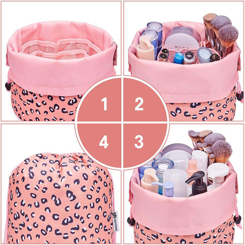 Makeup Bag Travel Drawstring Cosmetic Bag Large Toiletry Organizer Waterproof for Women and Girls-11