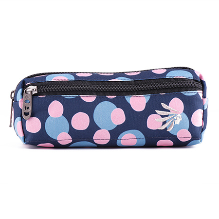 Fashion Pattern Printed Pencil Case with 3-Zipper Compartment for School Students  (1)