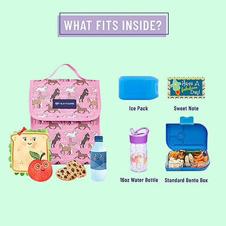 Kids Insulated Lunch Bag for Boys and Girls, Lunch Bags (2)