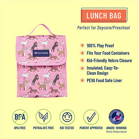 Kids Insulated Lunch Bag for Boys and Girls, Lunch Bags (6)