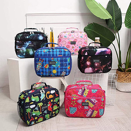 Kids Lunch Bag insulated Lunch Box Lunch Organizer Cooler Bento Bags for School WorkGirls Boys Children (1)