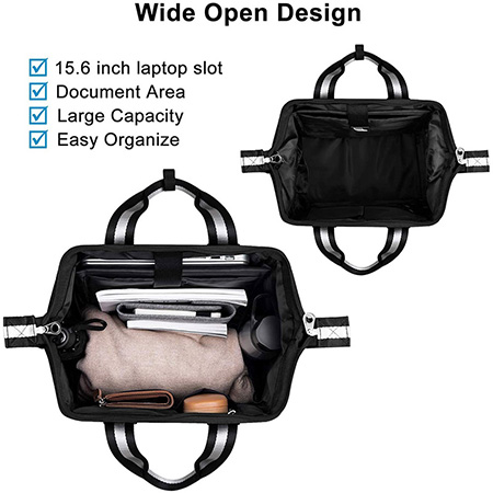 Laptop Backpack,15.6 Inch Wide Open Computer Backpack-4