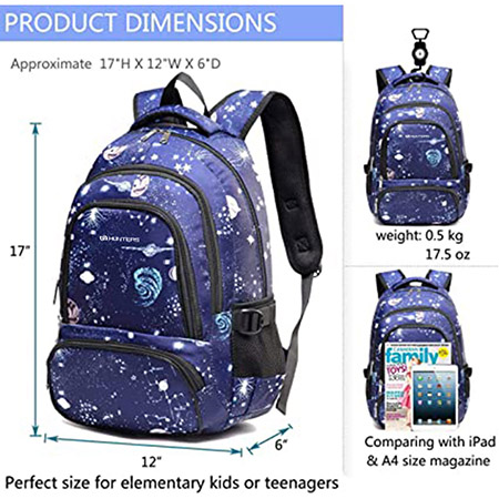 School Bags for Teenagers Teens Elementary School Bags Middle School Waterproof Bookbags (5)