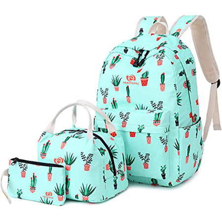 School backpack Teenager Girls Kids School Bags College Bookbag Fits 14 Inch Laptop Bag (1)