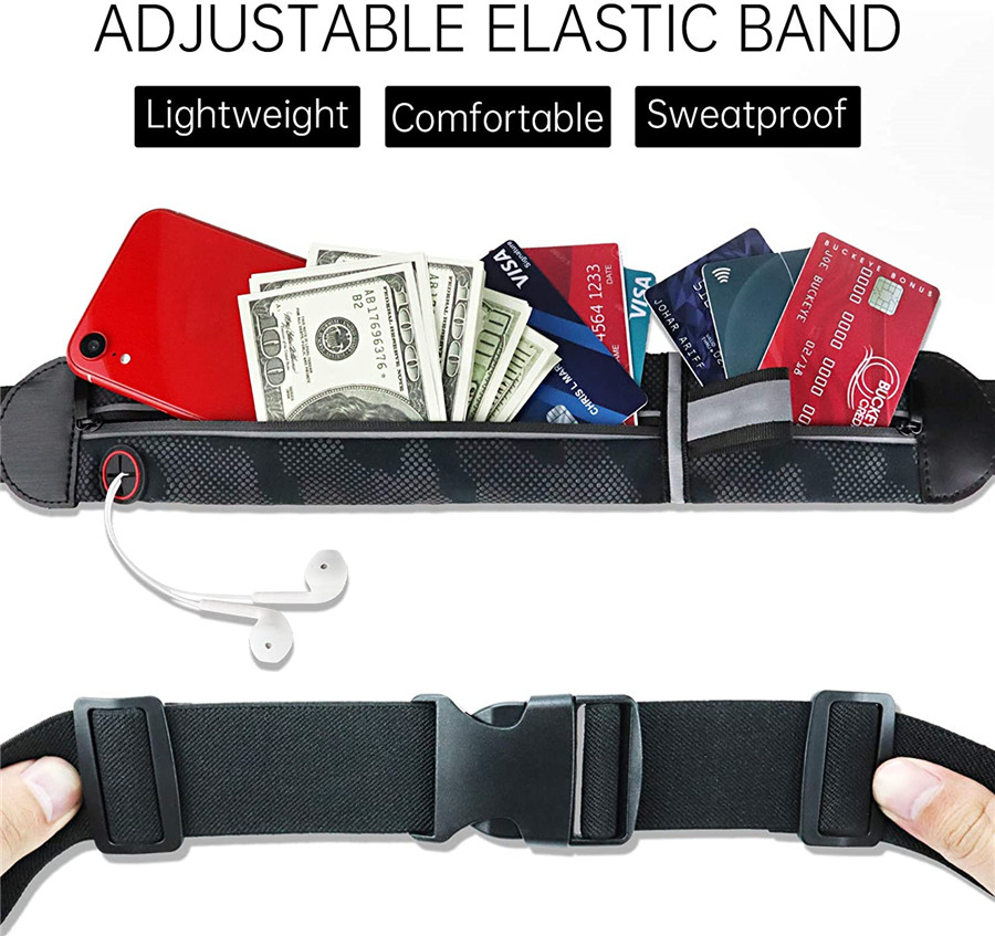 Slim Unisex waist bag,Best Comfortable Running Belts for All Phone Models and Waist Sizes 03