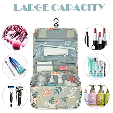 Travel Makeup Bag Water-resistant Toiletry Cosmetic Bag Travel Makeup Organizer for Accessories, Shampoo, Full Sized Container, Toiletries (3)