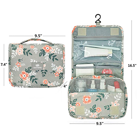 Travel Makeup Bag Water-resistant Toiletry Cosmetic Bag Travel Makeup Organizer for Accessories, Shampoo, Full Sized Container, Toiletries (5)