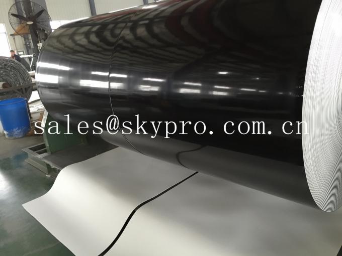 Structure Flat PVC conveyor belt for logistic Industry , 3500mm max. wide 0