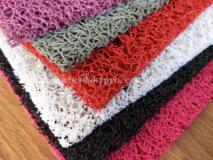 Durable Outdoor Rubber Mats 5mm Thickness Multi - Color Custom PVC Floor Mat 0