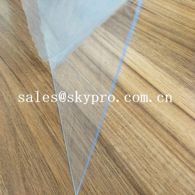 Flexible Super Clear Customized 1mm Thickness Non Toxic Double Film Rigid PVC Plastic Film Sheet 2