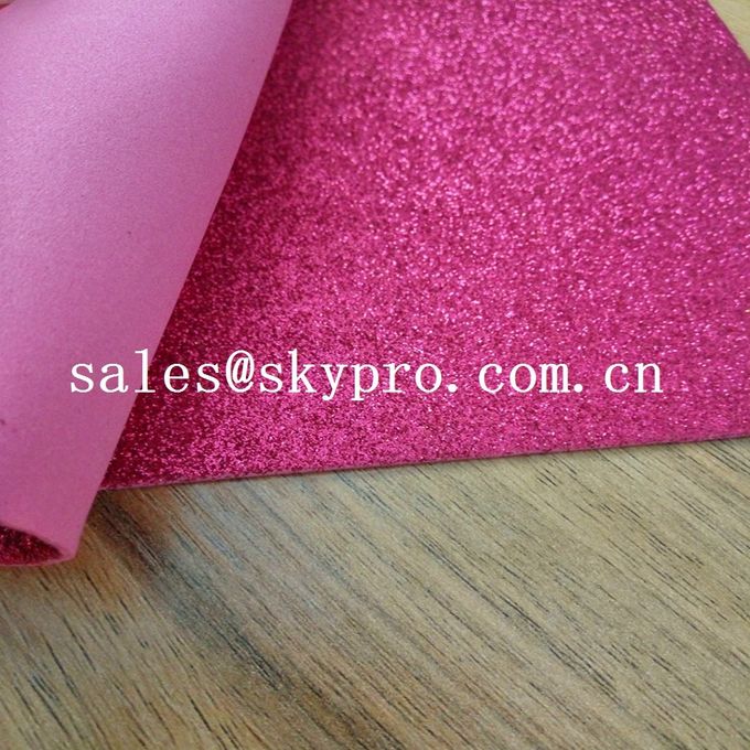 2mm Thickness EVA Glitter Foam Sheet OEM School Lightweight Foam Sheet Comfortable 0