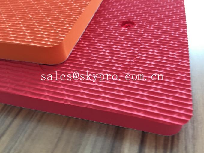 One Side Orange EVA Sheet For Shoe , Comfortable EVA Rubber Sole Sheet For Home 1