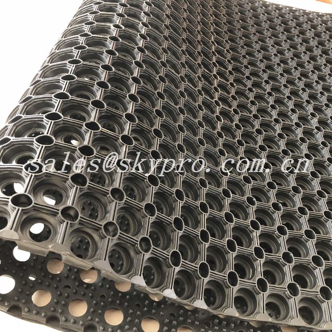 Restaurant Channel Workshop Rubber Kitchen Mats Anti - Skid Pad OEM 2