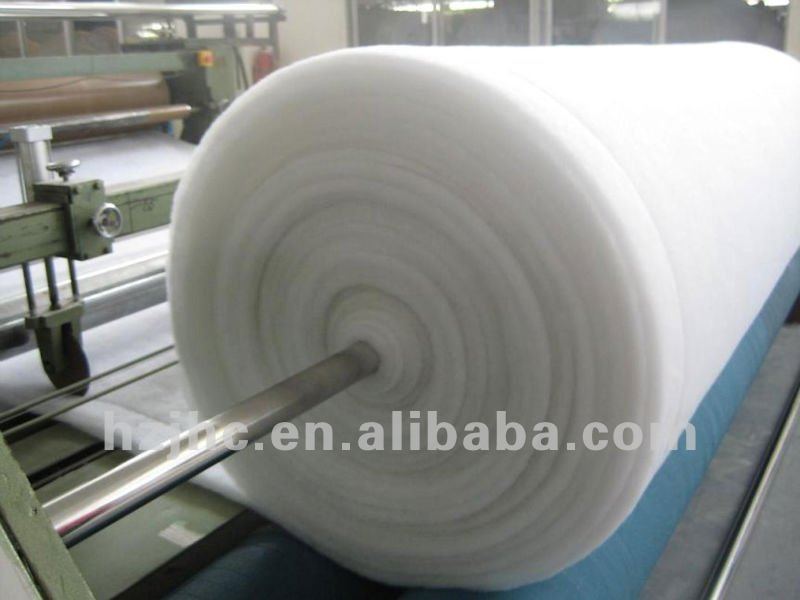 Thermal bonded silk/wool/polyester batting/padding/wadding cloth