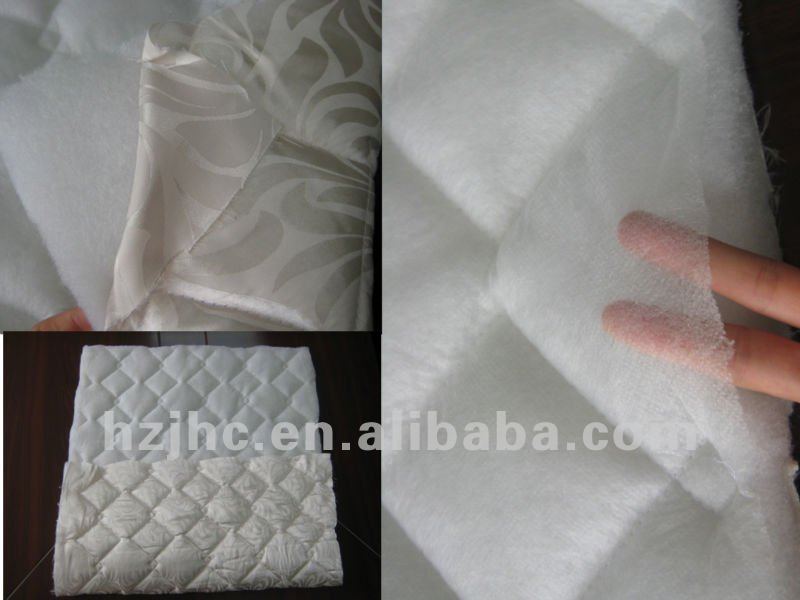 thermal bonded cotton polyester fiber padding