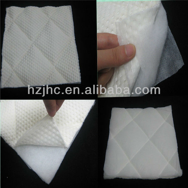 Thermal nonwoven polyester / cotton microfiber quilt filling material